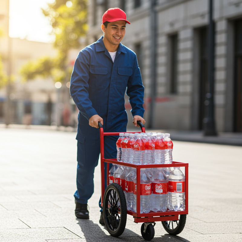 Water Delivery Services with Red Bottles Water Delivery Services with Red Bottles
