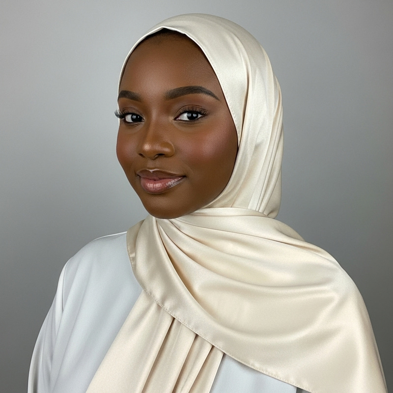 Stylish Cream Hijab for Every Occasion