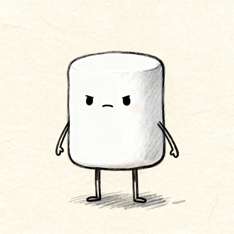 Cute Marshmallow Character for Indie Game Art Cute Marshmallow Character for Indie Game Art