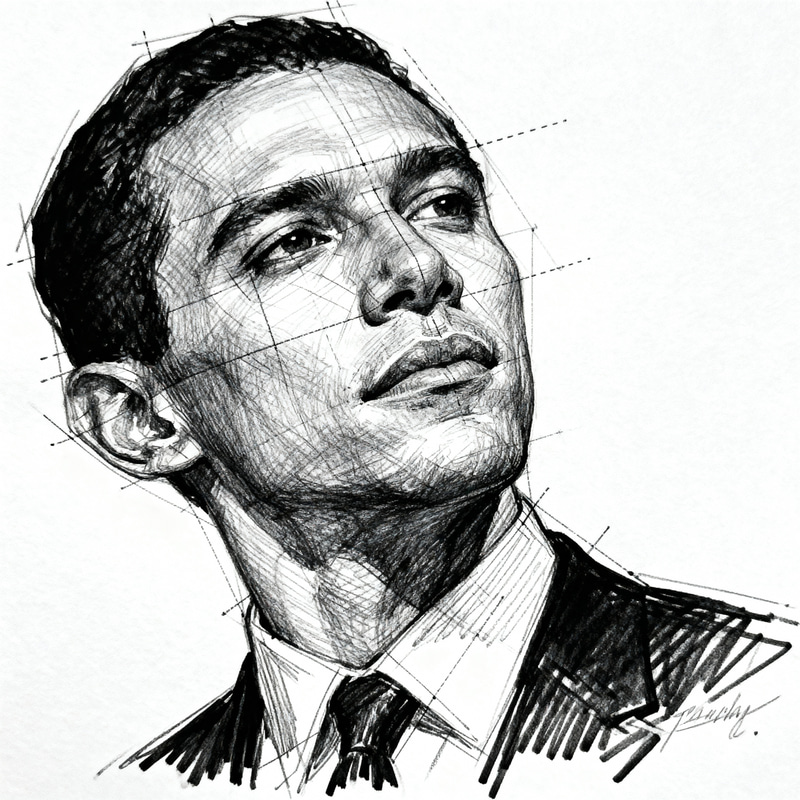 Professional Pen Drawing Image Transformation Professional Pen Drawing Image Transformation