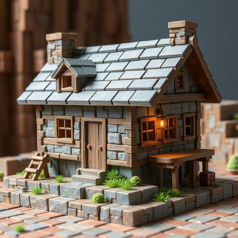 Charming Minecart Small House Ideas Charming Minecart Small House Ideas