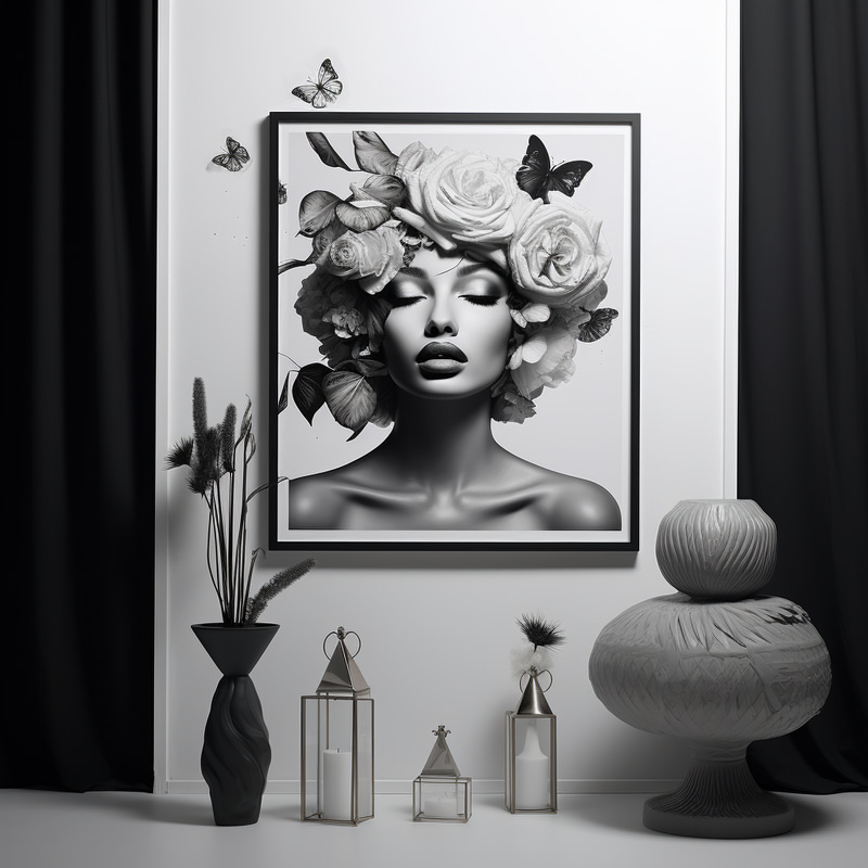 Monochrome Art Decor for Instagram Posts Monochrome Art Decor for Instagram Posts