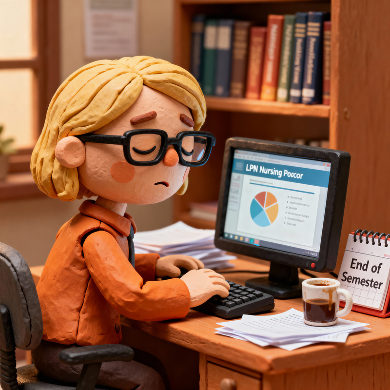 Tired Nursing Professor Claymation Meme Tired Nursing Professor Claymation Meme