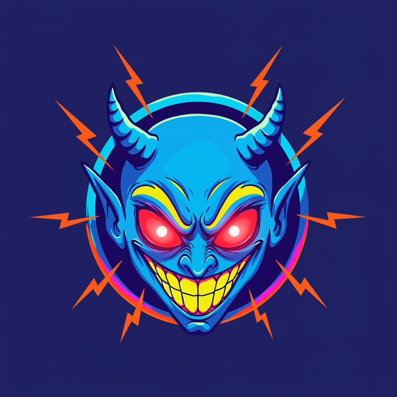 Creepy Demons Rock Band Logo Design Creepy Demons Rock Band Logo Design