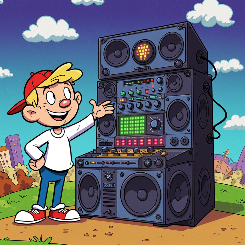 Titeuf with a Sound System: A Fun Vibe