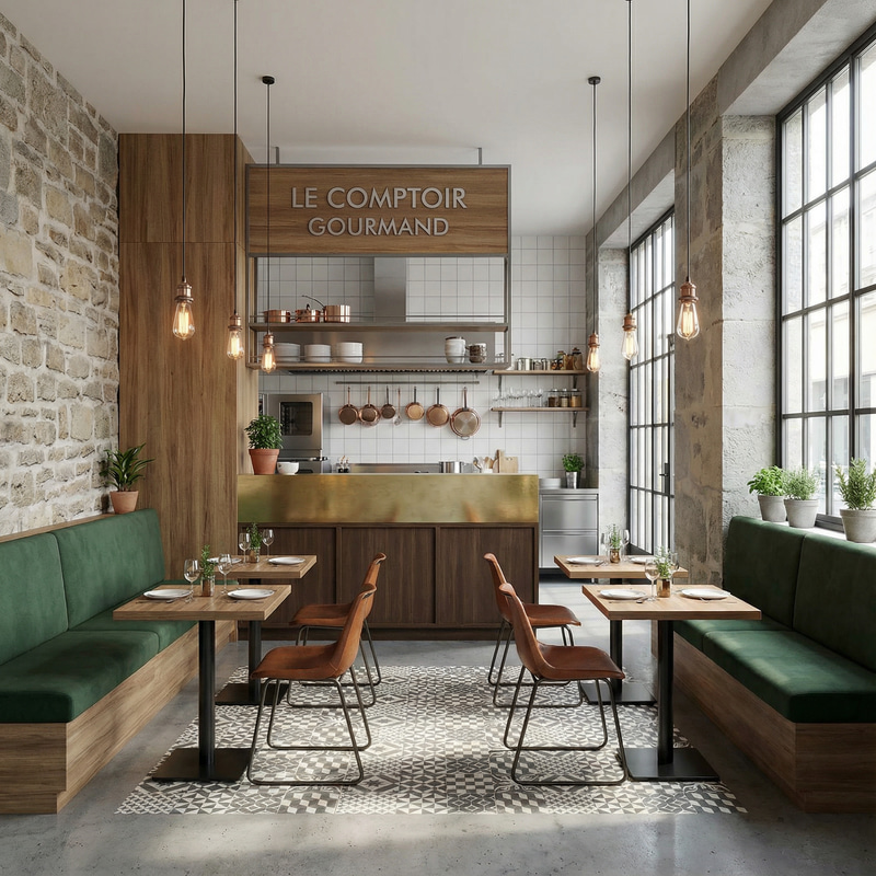 Transform 30m² Shop into a Modern Restaurant