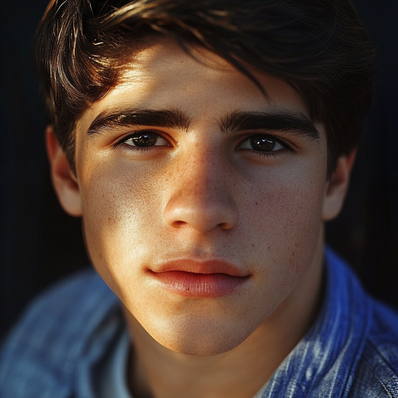Hiper-Realistic Male Teen Portraits Hiper-Realistic Male Teen Portraits