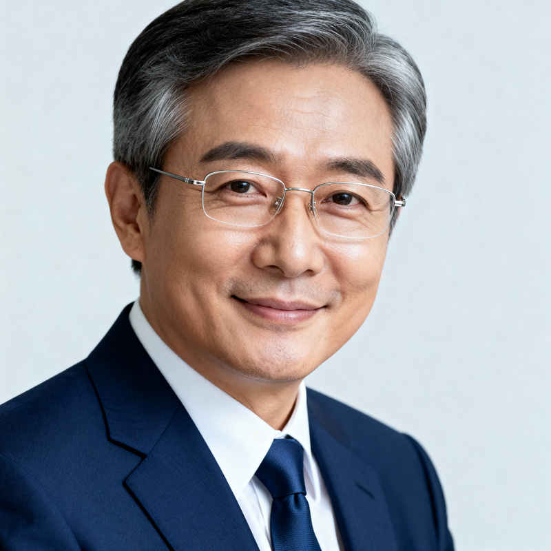 Professional Headshot of a Mature East Asian Man