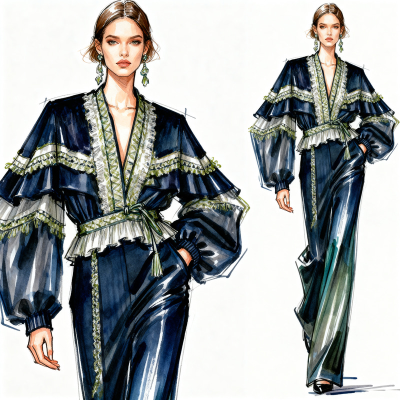 Runway-Ready Fashion Design Illustrations Runway-Ready Fashion Design Illustrations