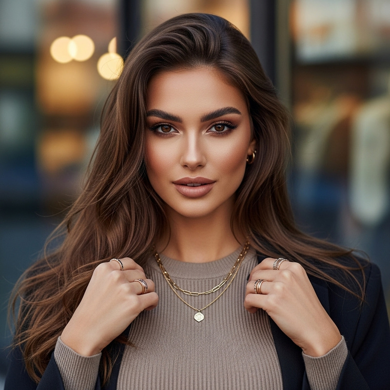 Trendy Styles for Brown-Haired Beauties