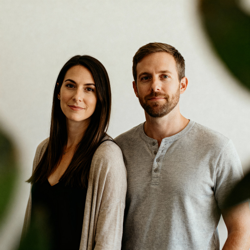 Fused Portraits: Two People Side by Side