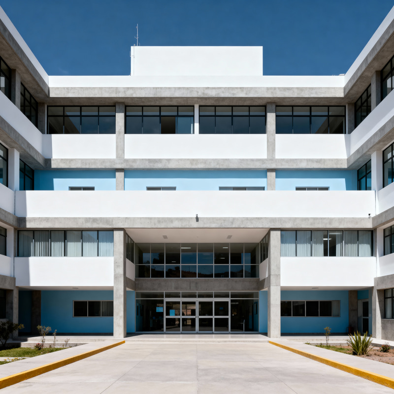 Second Level Hospital in La Paz: Rationalist Architecture Second Level Hospital in La Paz: Rationalist Architecture