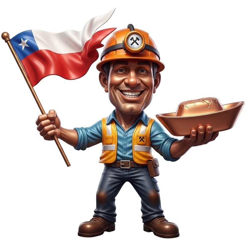 3D Caricature Statue of Chilean Copper Miner 3D Caricature Statue of Chilean Copper Miner