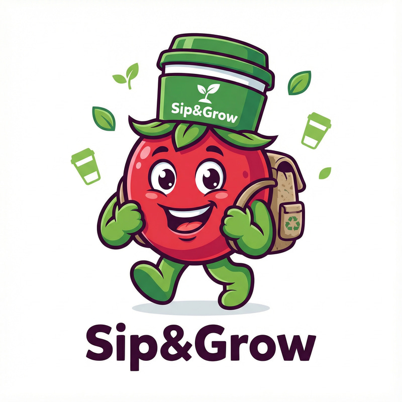 Dynamic Brand Mascot with Eco-Friendly Appeal