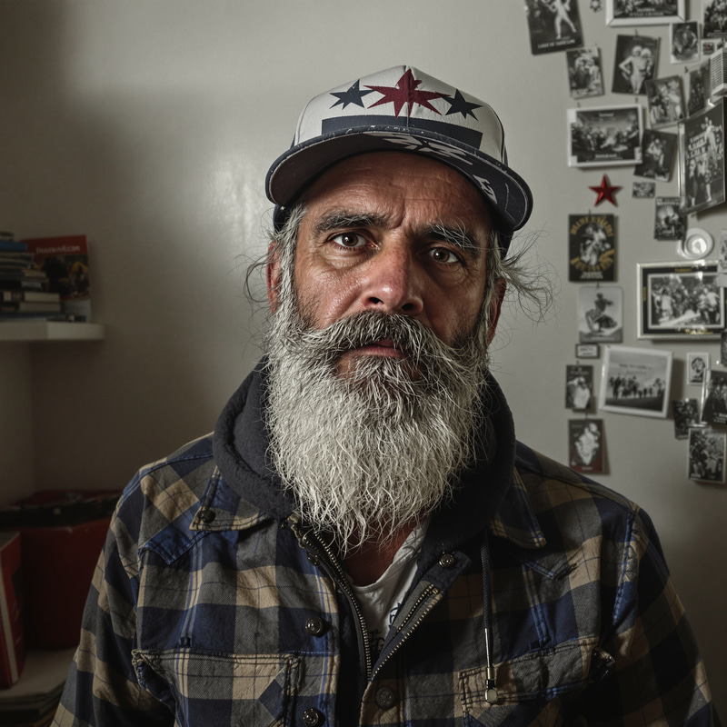 Realistic Fish-Man Mythological Face Art