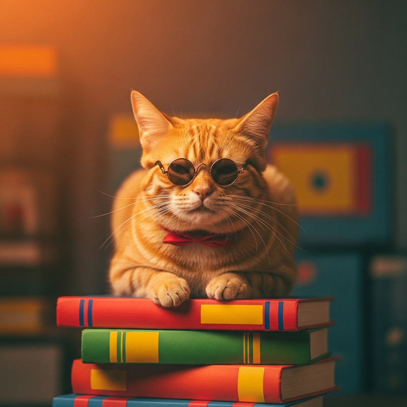 Funny Yellow and Black Cat - Cute Cat Pictures Funny Yellow and Black Cat - Cute Cat Pictures