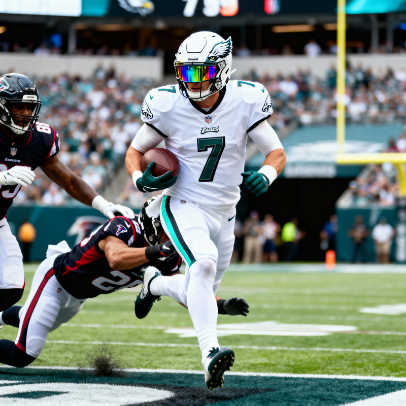 Dynamic Football Gear with Eagle Wings and Visor
