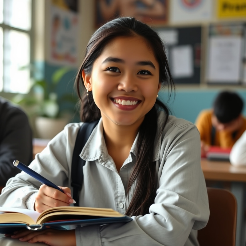 Motivated Filipino Student Overcomes School Challenges Motivated Filipino Student Overcomes School Challenges