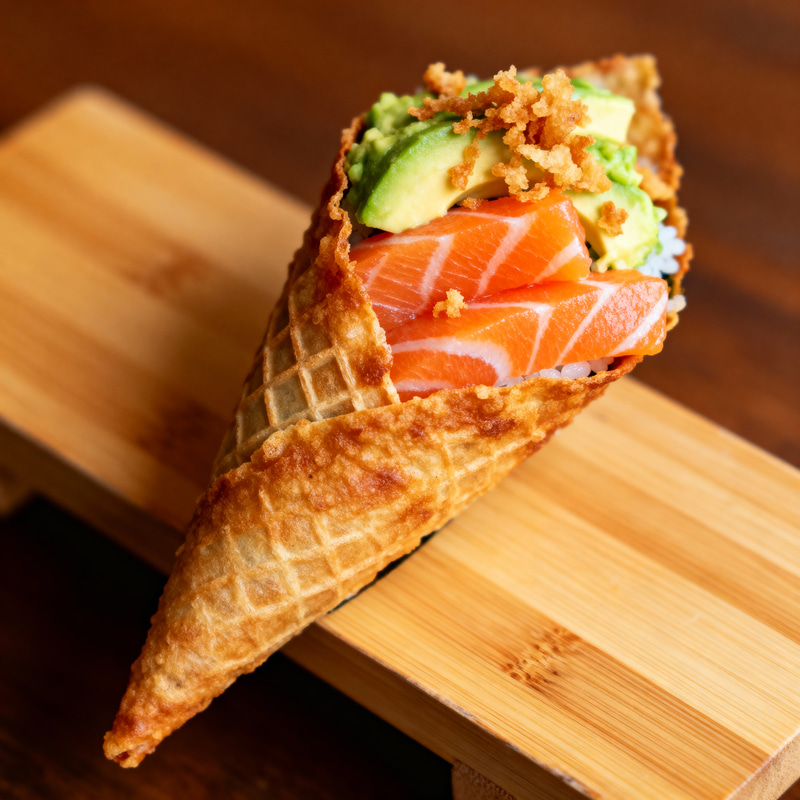 Delicious Temaki Frito: A Sushi Delight Delicious Temaki Frito: A Sushi Delight