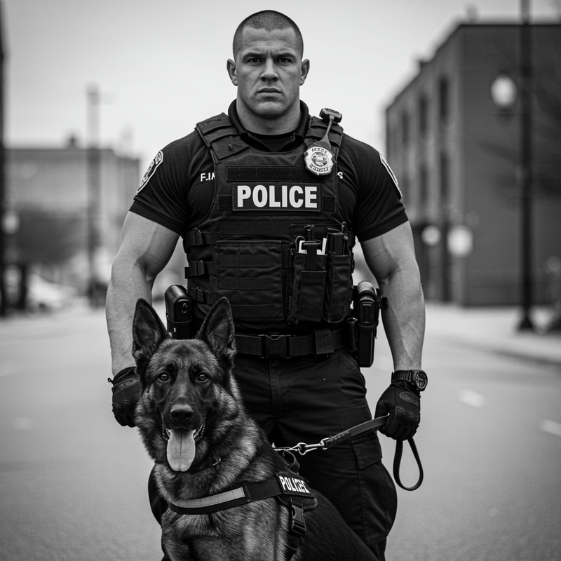 Badass K9 Officer and Dog: Unstoppable Team Badass K9 Officer and Dog: Unstoppable Team