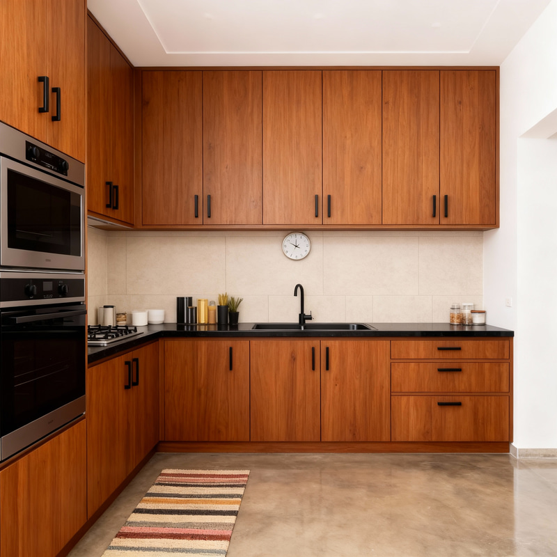 Modular Kitchen Design with Elegant Color Combinations Modular Kitchen Design with Elegant Color Combinations