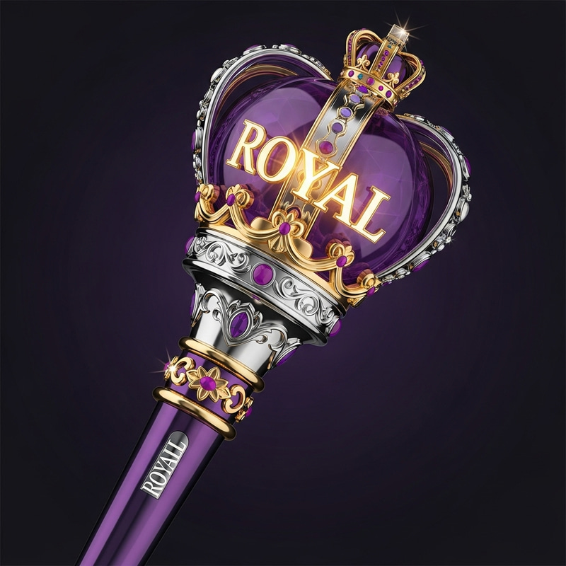 Royal Kpop Lightstick | Exquisite Design Fit for Royalty Fans
