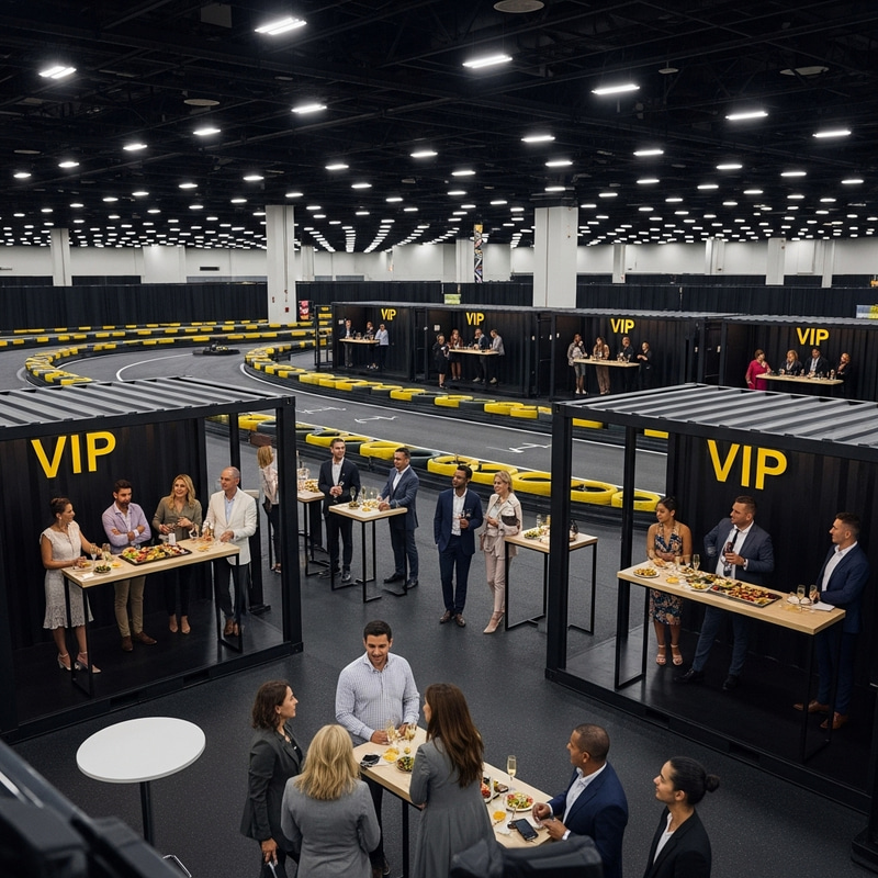 Luxe Indoor Karting Experience at Convention Center | VIP Treatment Luxe Indoor Karting Experience at Convention Center | VIP Treatment