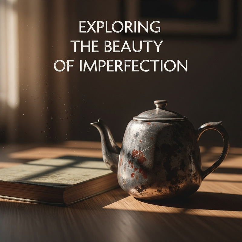 Exploring the Beauty of Imperfection | Captivating Vintage Object on Wooden Table