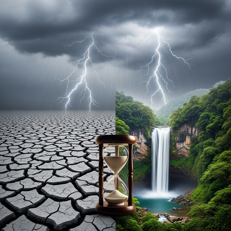 Artistic Representation of Climate Change Urgency Artistic Representation of Climate Change Urgency