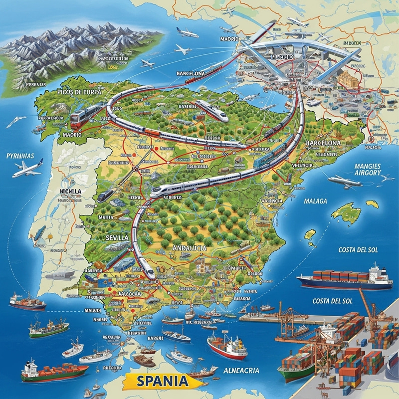 Transportation in Spain: Cities to Scenery