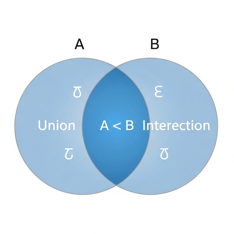 Logical Union and Intersection Venn Diagram Logical Union and Intersection Venn Diagram
