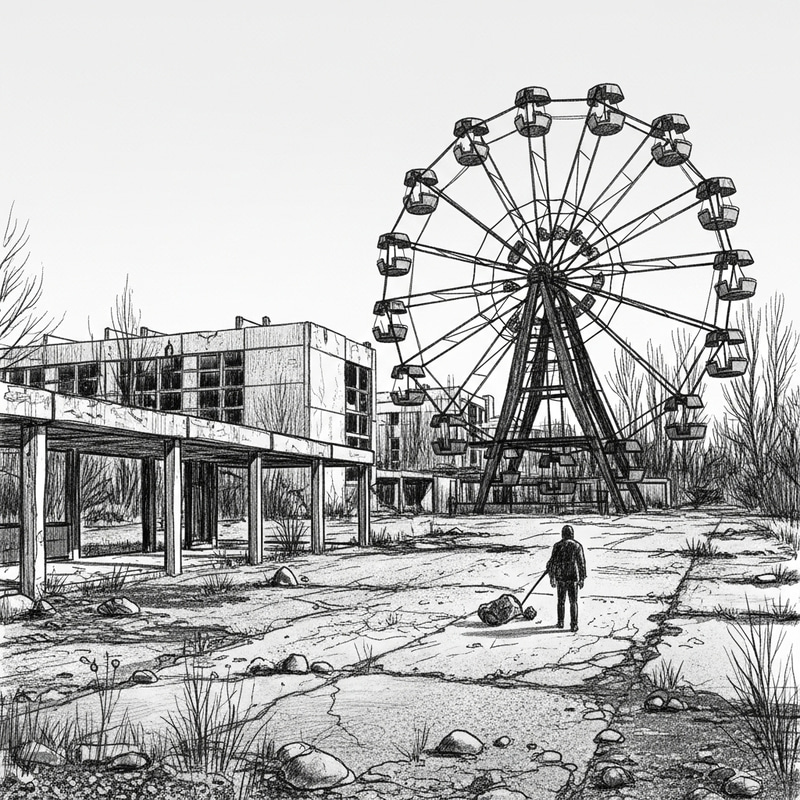 Eerie Pripyat Ferris Wheel Sketch: Unveiling the Artifact Eerie Pripyat Ferris Wheel Sketch: Unveiling the Artifact