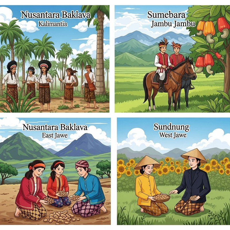 Nusantara Baklava: Culinary Journey Through Indonesian Landscapes