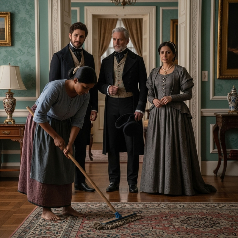 19th Century Philippines: Tale of Contrasts - Slave Woman and High-Class Trio 19th Century Philippines: Tale of Contrasts - Slave Woman and High-Class Trio