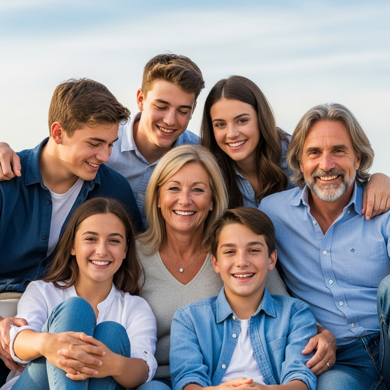 Heartwarming Family Portrait | Relaxed Bonds in 8k Resolution Heartwarming Family Portrait | Relaxed Bonds in 8k Resolution