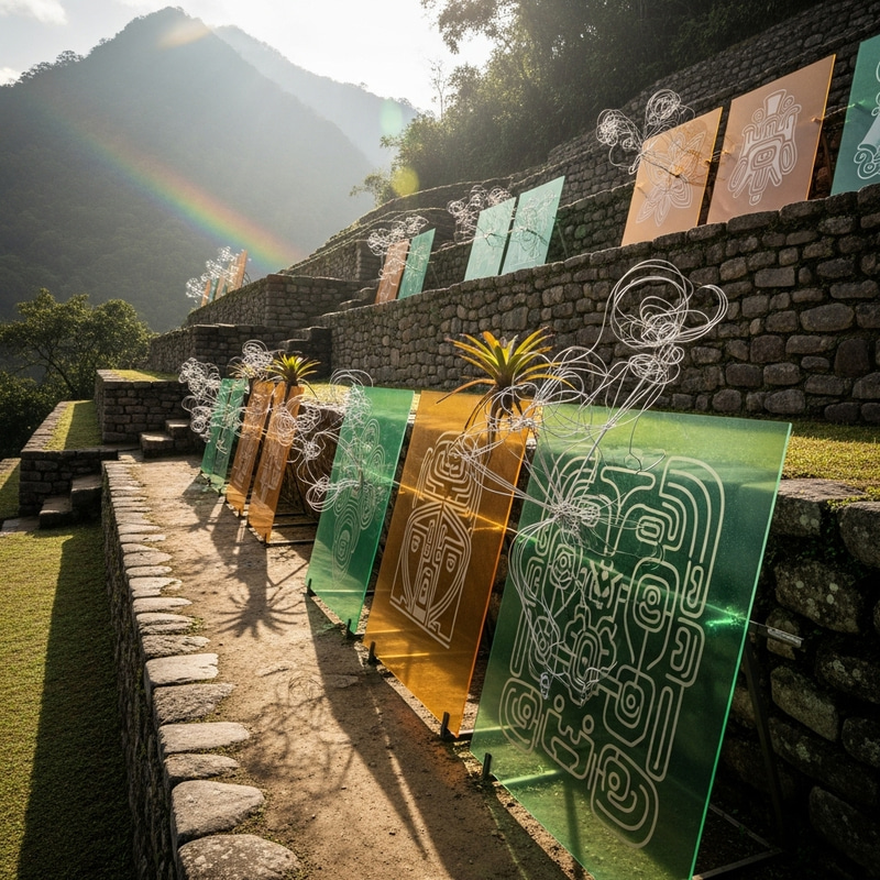 Teyuna Stepped Terraces: Photorealistic Urban Art Installation