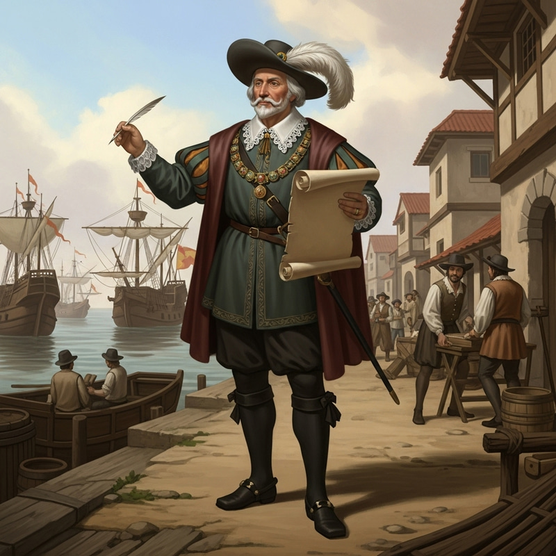 Spaniard Colonial Ruler: A Historical Scene Spaniard Colonial Ruler: A Historical Scene