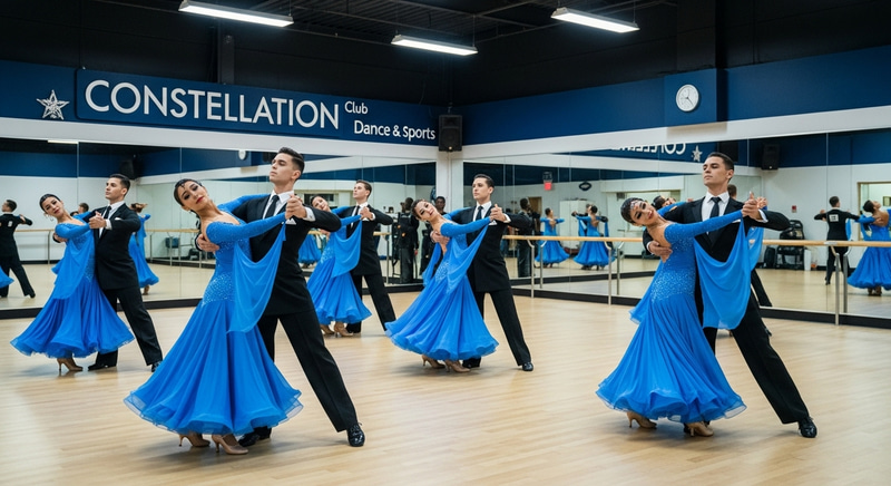 Constellation Dance Club: Elegant Ballroom Dance Performances Constellation Dance Club: Elegant Ballroom Dance Performances