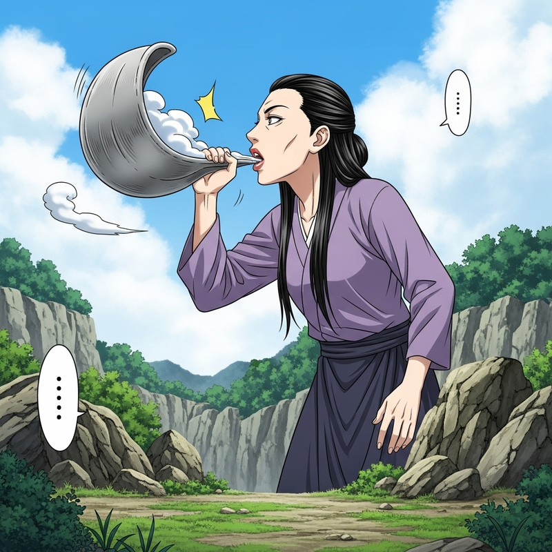 Giantess Nico Robin Swallows for Adventure | Captivating Fiction