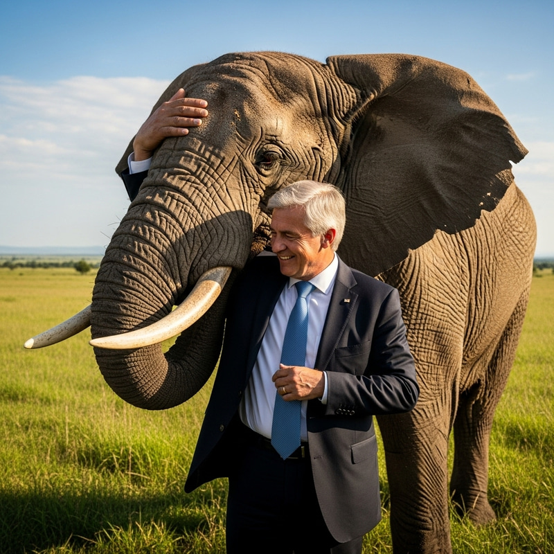 Elephant Kisses Joe Biden: A Heartwarming Moment Elephant Kisses Joe Biden: A Heartwarming Moment