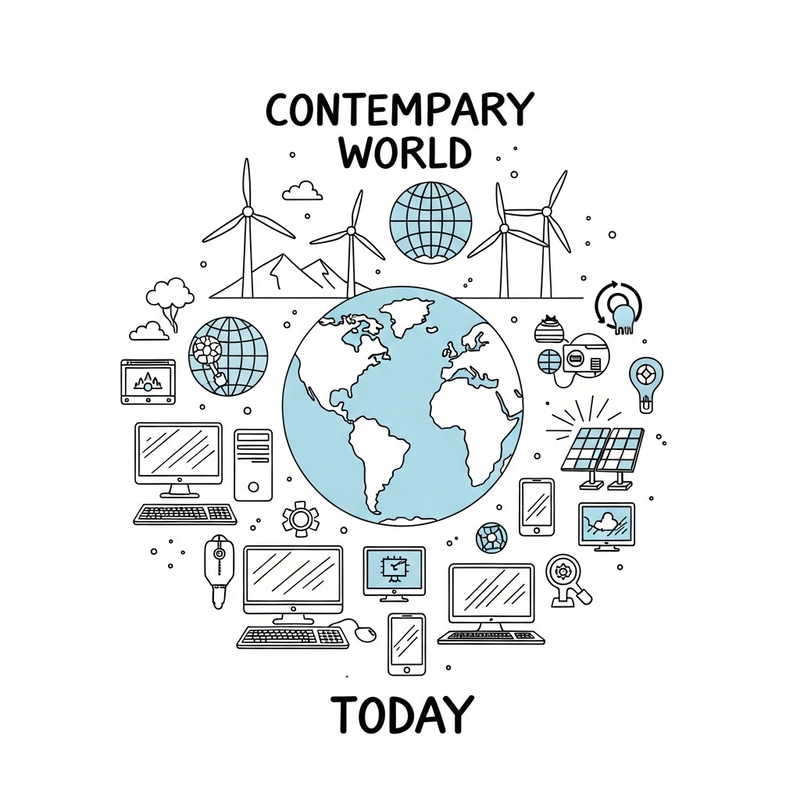Contemporary World Sketch: Modernity & Global Elements