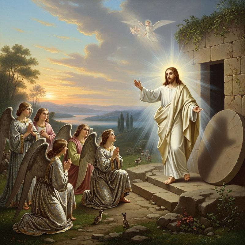 Resurrection of Jesus Christ in Catholic Art - Iconic Scene and Symbolism Resurrection of Jesus Christ in Catholic Art - Iconic Scene and Symbolism