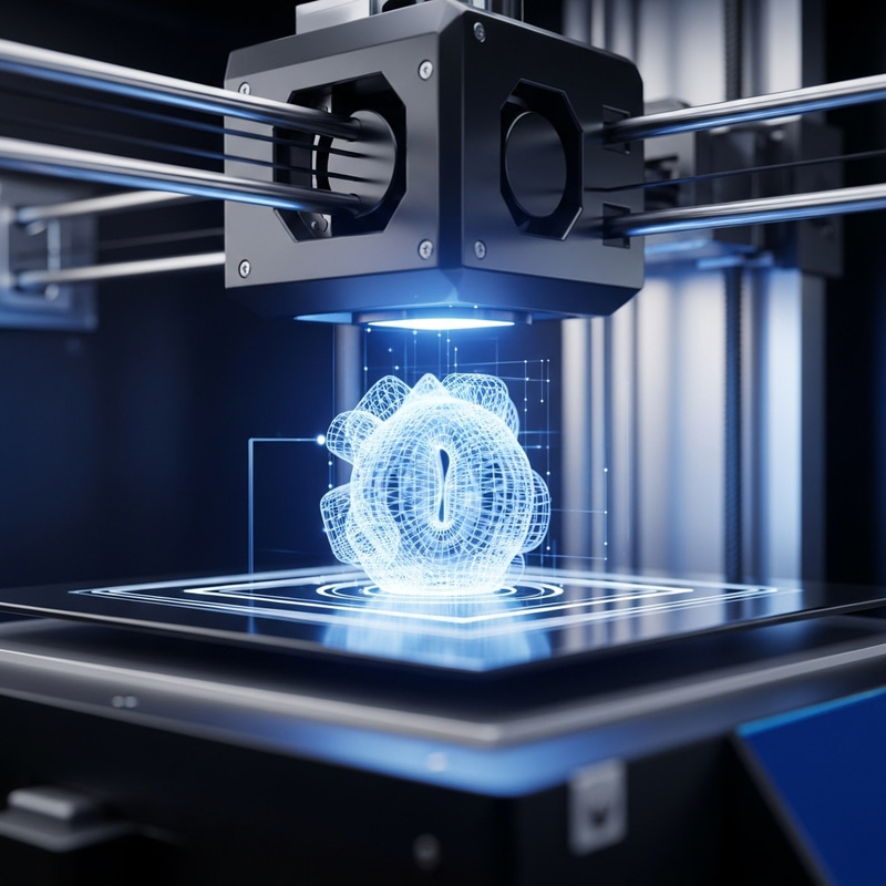 Futuristic 3D Printer Artwork: Technology & Innovation Thrill Futuristic 3D Printer Artwork: Technology & Innovation Thrill