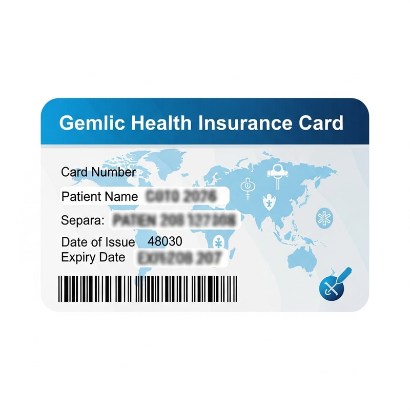 Medicare Card - Blue and White with Medical Symbols Medicare Card - Blue and White with Medical Symbols