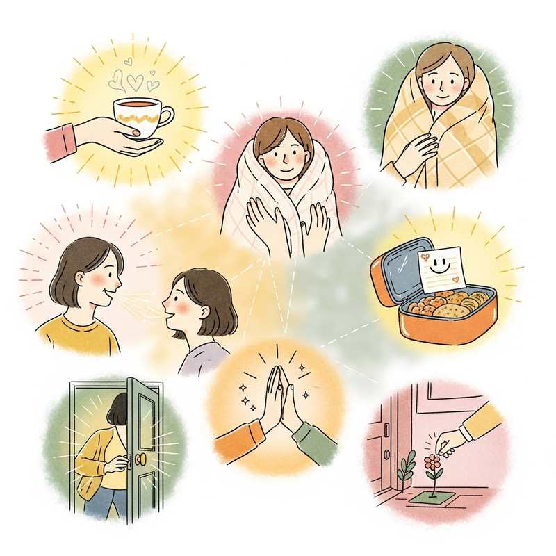Small Gestures That Radiate Warmth - Illustration