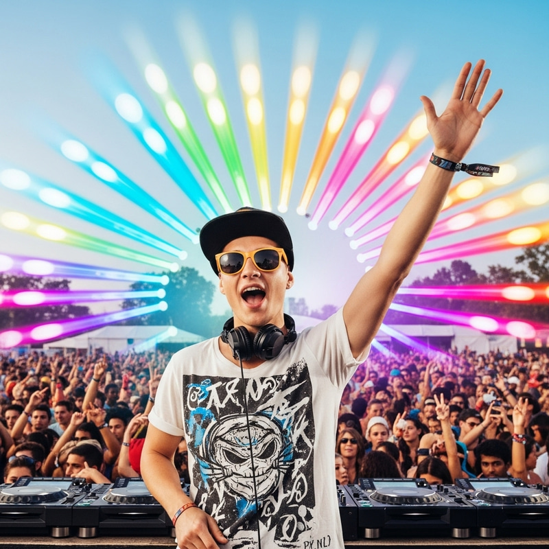 Summer Festival DJ | Energetic Music & Trendy Style Summer Festival DJ | Energetic Music & Trendy Style