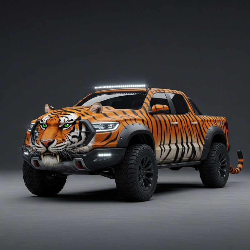 Concept Offroad Tiger Truck | Rugged Design & Striking Features