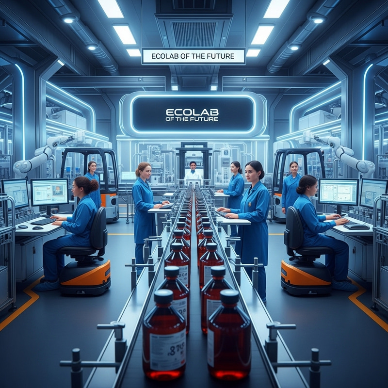 Futuristic Factory Automation: Shiny Surfaces & Robotics in Action Futuristic Factory Automation: Shiny Surfaces & Robotics in Action