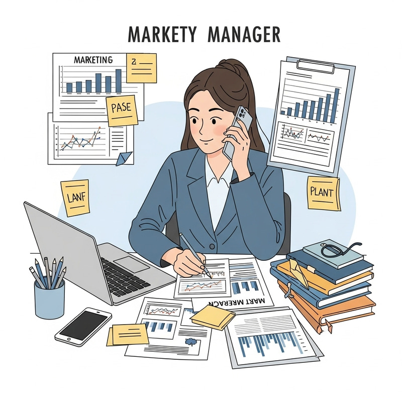 Happy Asian Marketing Manager Creating Campaign Strategy Happy Asian Marketing Manager Creating Campaign Strategy