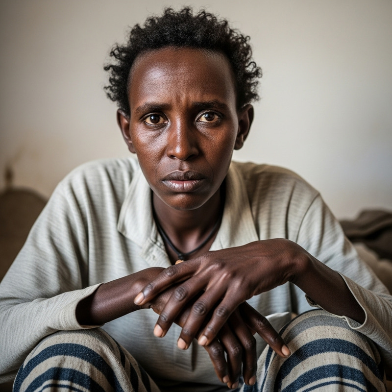 Starving Ethiopian Portrait | Hunger and Resilience Starving Ethiopian Portrait | Hunger and Resilience